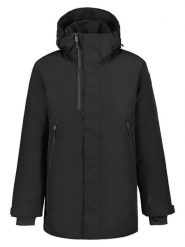 LUHTA Parka "Junes" w kolorze czarnym rozmiar: 58. Czarne płaszcze Luhta, bez wzorów, bez kaptura. Za 522.14 zł.