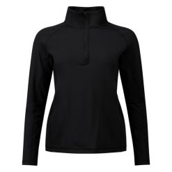 Kurtka narciarska 1/4 Zip damska Rossignol Stretch. Czarne kurtki narciarskie Rossignol, l, bez wzorów, z polaru, bez kaptura, narciarskie. Za 370.70 zł.