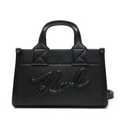 Torebka KARL LAGERFELD. Czarne torebki klasyczne KARL LAGERFELD, bez wzorów, klasyczne, bez dodatków. Za 639.99 zł.