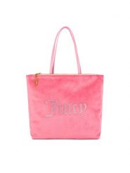 Juicy Couture Torebka BIJXT8692WZC Różowy. Czerwone torebki klasyczne Juicy Couture, bez wzorów, z materiału, bez dodatków. Za 439.99 zł.