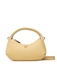 Guess Torebka Gilda Mini HWZG97 47730 Żółty jasny. Żółte torebki klasyczne Guess, z aplikacjami, ze skóry, bez dodatków. Za 494.99 zł.