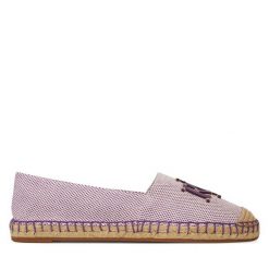 Espadryle LAUREN RALPH LAUREN. Brązowe espadryle Lauren Ralph Lauren, bez wzorów, bez obcasa. Za 419.99 zł.