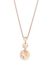 Elli Naszyjnik Damskie Wisiorkiem Koło 925 Sterling Silver Pozłacane 40 cm Naszyjniki 1 ct. Szare naszyjniki Elli, z materiału, pozłacane. Za 333.99 zł.