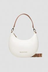 VALENTINO Biała torebka księżyc Alexia Hobo Bag. Białe torebki klasyczne Valentino by Mario Valentino, bez wzorów, klasyczne, bez dodatków. W wyprzedaży za 344.99 zł.