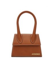 JACQUEMUS Torebka Le Chiquito Moyen 213BA002-3072 Brązowy. Brązowe torebki klasyczne JACQUEMUS, bez wzorów, ze skóry, bez dodatków. Za 2,719.00 zł.