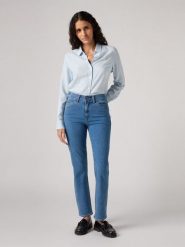 Levi's Dżinsy - Slim fit - w kolorze niebieskim rozmiar: W28/L32. Niebieskie jeansy Levi's, l, bez wzorów. Za 243.64 zł.