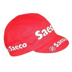 Czapka rowerowa Gist Equipe Vintage Saeco. Czerwone czapki z daszkiem GIST, bez wzorów, z materiału, eleganckie. Za 113.99 zł.