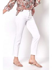 Relaxed by TONI Dżinsy - Slim fit - w kolorze białym rozmiar: W24. Białe jeansy Relaxed by TONI, bez wzorów. Za 97.05 zł.