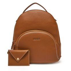 Plecak Liu Jo. Brązowe plecaki Liu Jo, bez wzorów, bez dodatków. Za 469.99 zł.