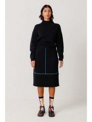 SKFK Spódnica "Alda" w kolorze czarnym rozmiar: 34. Czarne spódnice SKFK, na co dzień, bez wzorów, z bawełny, midi, proste. Za 187.99 zł.