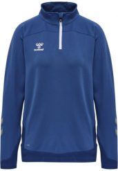 Damska bluza dresowa half zip Hummel Lead. Niebieskie bluzy Hummel, na wiosnę, s, bez wzorów, z dresówki, bez kaptura, na golfa. Za 161.85 zł.