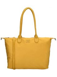 Charm Shopper bag "Buckingham Mono" w kolorze musztardowym - 51 x 33 x 14 cm rozmiar: onesize. Żółte shopper bag Charm, bez wzorów, z materiału, na ramię, bez dodatków. Za 136.78 zł.