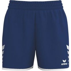 Szorty bez podszewki damskie Erima Wings. Niebieskie szorty Erima, bez wzorów, z materiału. Za 123.50 zł.