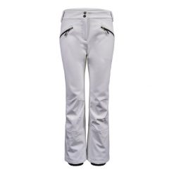 Damskie spodnie narciarskie softshell Killtec Thônes. Białe spodnie narciarskie Killtec, bez wzorów, z materiału, narciarskie. Za 431.20 zł.