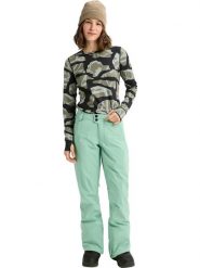 Burton Spodnie narciarskie "Reserve 2L Stretch Slim" w kolorze miętowym rozmiar: M. Zielone spodnie dresowe Burton, bez wzorów, z materiału, narciarskie. Za 524.95 zł.