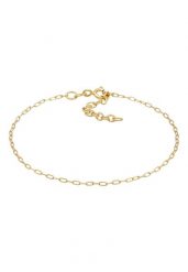 Elli Damski naszyjnik Oval Fine Delicate Basic regulowany wykonany ze srebra próby 925 Sterling Silver Bransoletki 1 ct. Szare bransoletki Elli, z materiału, srebrne. Za 163.99 zł.