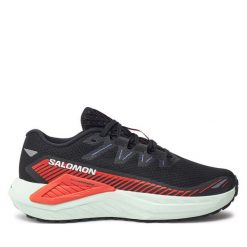 Buty do biegania Salomon. Czarne buty do biegania Salomon, bez wzorów, bez zapięcia, do biegania. Za 399.99 zł.