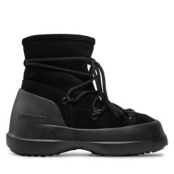 Śniegowce Moon Boot. Czarne śniegowce Moon Boot, bez wzorów, bez zapięcia. Za 1,049.00 zł.