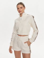 Guess Bluza V3RQ12 KB3P2 Szary Regular Fit. Szare bluzy Guess, s, z aplikacjami, z syntetyku, bez kaptura. Za 229.99 zł.