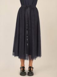 APART Spódnica w kolorze granatowym rozmiar: 40. Niebieskie spódnice Apart, bez wzorów, z tiulu, maxi. Za 252.99 zł.