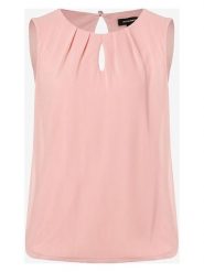 More & More Bluzka w kolorze jasnoróżowym rozmiar: 34. Różowe bluzki More & More, bez wzorów, bez kołnierzyka, bez ramiączek. Za 79.21 zł.