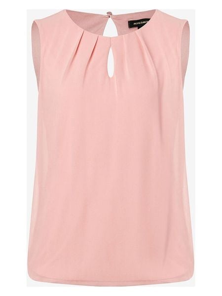 More & More Bluzka w kolorze jasnoróżowym rozmiar: 34. Różowe bluzki More & More, bez wzorów, bez kołnierzyka, bez ramiączek. Za 70.41 zł.