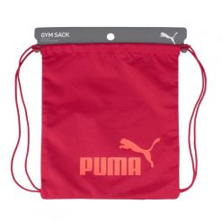 Worek na buty sportowy Puma 074943 60. Czerwone buty treningowe Puma, bez wzorów, z poliesteru, bez zapięcia, na fitness i siłownię. Za 29.99 zł.