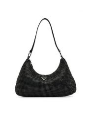 Guess Torebka Jewels HWEG22 48720 Czarny. Czarne torebki klasyczne Guess, z aplikacjami, z materiału, bez dodatków. Za 544.99 zł.