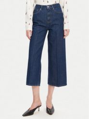 Tommy Hilfiger Jeansy WW0WW44360 Niebieski Wide Leg. Niebieskie jeansy Tommy Hilfiger, bez wzorów, z bawełny. Za 249.99 zł.