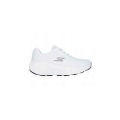 BUTY damskie SKECHERS GO RUN 129368-WBK treningowe lekkie wiosenne 39,5. Białe buty do biegania Skechers, na wiosnę, bez wzorów, bez zapięcia. Za 319.00 zł.