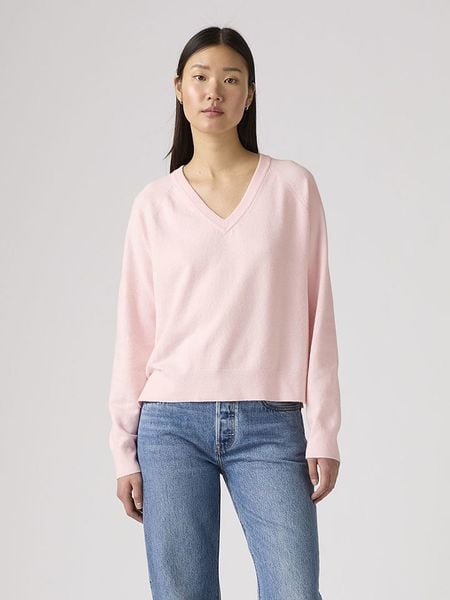 Levi's Sweter w kolorze jasnoróżowym rozmiar: M. Różowe swetry Levi's, m, bez wzorów, bez ramiączek. Za 104.95 zł.