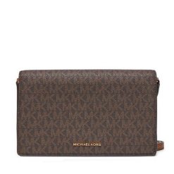 Torebka MICHAEL Michael Kors. Brązowe listonoszki MICHAEL Michael Kors, bez wzorów, bez dodatków. Za 629.99 zł.