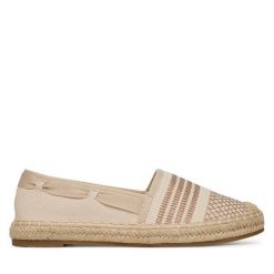 Espadryle DeeZee. Brązowe espadryle DeeZee, bez wzorów, bez obcasa. Za 99.99 zł.