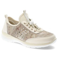 Półbuty damskie S.Barski, ze skóry naturalnej licowej wsuwane na lekkiej podeszwie, beżowe, GR61-5990. Brązowe półbuty wsuwane S.BARSKI, bez wzorów, ze skóry, bez obcasa, na płaskiej podeszwie. Za 199.00 zł.