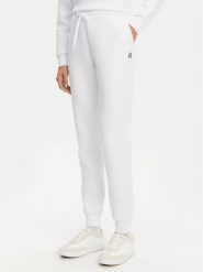 Armani Exchange Spodnie dresowe XW000824 AF10818 U0002 Biały Regular Fit. Białe spodnie dresowe Armani Exchange, bez wzorów, z bawełny. Za 289.99 zł.