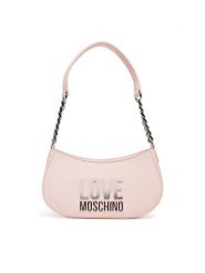 LOVE MOSCHINO Torebka JC4256PP0MKD0601 Różowy. Czerwone torebki klasyczne Love Moschino, bez wzorów, z materiału, bez dodatków. Za 519.99 zł.