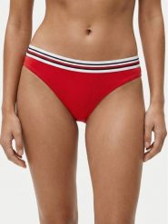 Tommy Hilfiger Dół od bikini UW0UW06355 Czerwony. Czerwone bikini Tommy Hilfiger, bez wzorów, z syntetyku. Za 189.99 zł.