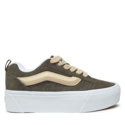 Tenisówki Vans. Brązowe trampki Vans, bez wzorów, bez zapięcia. Za 309.99 zł.