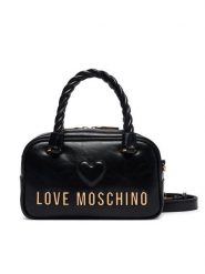 LOVE MOSCHINO Torebka JC4134PP1PL1100A Czarny. Czarne torebki klasyczne Love Moschino, bez wzorów, ze skóry, bez dodatków. Za 949.99 zł.
