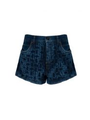 Pinko Szorty "Creativa" | 1J10W6 Y648 | Kobieta | Granatowy. Niebieskie szorty Pinko, bez wzorów, z bawełny, eleganckie. W wyprzedaży za 289.00 zł.