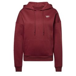BLUZA dresowa damska REEBOK z kapturem. Brązowe bluzy Reebok, xs, bez wzorów, z dresówki, sportowe, bez ramiączek, z kapturem. Za 169.00 zł.