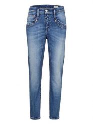 Herrlicher Dżinsy - Boyfriend fit - w kolorze niebieskim rozmiar: W32. Niebieskie jeansy Herrlicher, bez wzorów, klasyczne, z podwyższonym stanem. Za 272.31 zł.