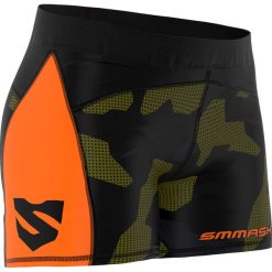 Legginsy fitness krótkie damskie Smmash Mudness. Brązowe legginsy SMMASH, bez wzorów, sportowe, krótkie. Za 119.00 zł.