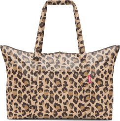 Torba Mini Maxi Travelbag w panterkę brązowa. Brązowe torby podróżne Reisenthel, bez wzorów. Za 119.00 zł.