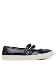 Converse Baleriny Chuck Taylor All Star Dainty Mary Jane Dark Romance A13654C Czarny. Czarne baleriny Converse, bez wzorów, z lakierowanej skóry, retro, bez obcasa, bez zapięcia. Za 219.99 zł.