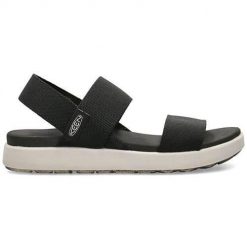 Buty trekkingowe damskie Keen Elle Backstrap. Czarne buty trekkingowe Keen, z materiału, bez zapięcia. Za 259.00 zł.