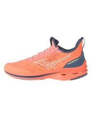 Mizuno Buty "Wave Ride Neo 2" w kolorze niebiesko-pomarańczowym do biegania rozmiar: 37. Niebieskie buty do biegania Mizuno, bez wzorów, z materiału, bez zapięcia, do biegania. Za 198.10 zł.