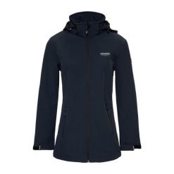 Damska kurtka Nordberg Soft Shell. Niebieskie kurtki NORDBERG, l, bez wzorów, z materiału, biznesowe, bez kaptura. Za 456.99 zł.