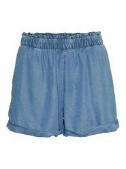 Vero Moda Szorty materiałowe Harper 10283731 Niebieski Regular Fit. Niebieskie szorty Vero Moda, bez wzorów, z lyocellu. Za 109.99 zł.