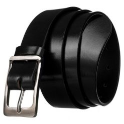 Stylowy pasek damski Cavaldi PDC-3 czarny. Czarne paski 4U Cavaldi, bez wzorów, ze skóry, eleganckie. Za 29.99 zł.